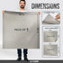 JJ CARE Faraday Fabric (44" x 39" Faraday Cloth + 24" x 1" Long Faraday Tape + Instructions)